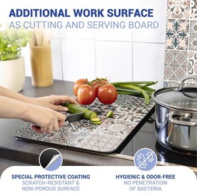 Комплект от 2 универсални капака за стъклени печки с плочки - Wenko