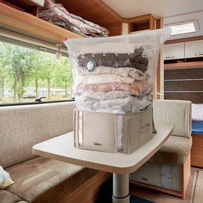 Вакуумна текстилна кутия за съхранение на дрехи 42x40x25 cm Life – Compactor