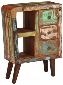 374902 vidaXL Сайдборд, 55x30x80 см, регенерирано дърво масив