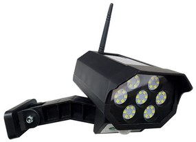LED Соларна макетна охранителна камера със сензор LED/3,7V IP44 черен + д.у.