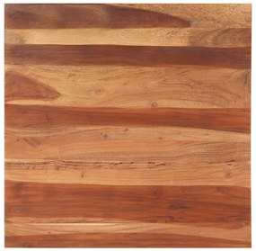 285998 vidaXL Плот за маса, акациево дърво масив, 25-27 мм, 80x80 cм