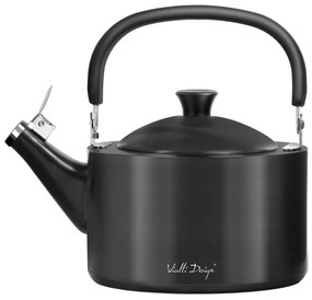 Черен чайник с бутало , 1,5 л Diamante - Vialli Design