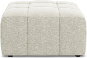 Бежова табуретка от прежда с примки от букле Aloha – Makamii