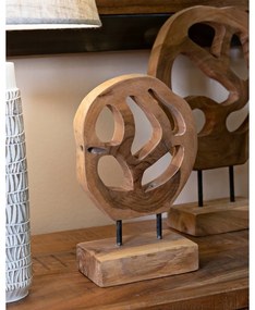 Дървена статуя (височина 27 cm) Lubang – Mauro Ferretti