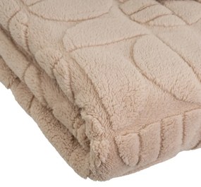 Светлокафяво одеяло от микроплюш 130x160 cm Mid Century – Casa Selección