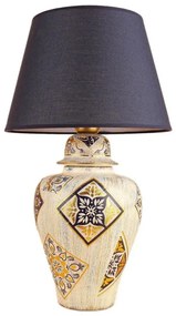 Настолна лампа RAMZES 1xE27/40W/230V синя/бежова