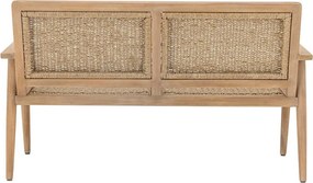 Градински диван от масивна дървесина в естествен цвят Sorrento – Bloomingville