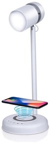 Grundig - LED настолна лампа 3 в 1 с безжично зареждане и вграден високоговорител LED/15W/5V