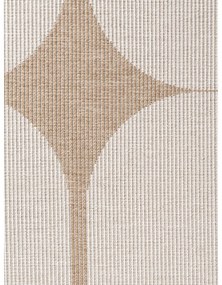 Кръгъл килим за открито и закрито в цвят слонова кост и бежово ø 160 cm Duet Bowen – NORTHRUGS