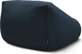 Тъмносин пуф от изкуствен косъм Lilibet – Bobochic Paris