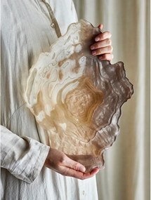 Стъклена декоративна купа 29x38 cm Aiku – Bloomingville