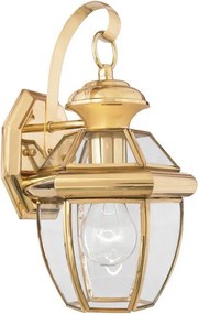 Elstead QZ-NEWBURY2-S-PB-Vъншно стенно осветително тяло NEWBURY 1xE27/60W/230V IP44