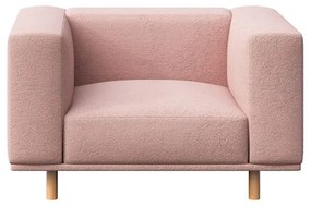 Розово кресло от плат букле Kukumo - Ame Yens