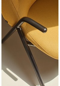 Жълт фотьойл , височина 90 cm Dins - Teulat