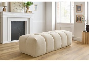 Бежова табуретка за крака Mont-Blanc - Bobochic Paris