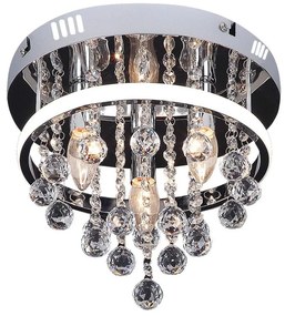 Rabalux 2236 - Кристален плафон PALLAS LED/20W/230V + 3xE14/40W