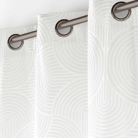 Бяло перде 135x260 cm Eva – douceur d'intérieur