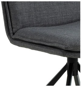 Тъмносив трапезен стол Flynn - Actona