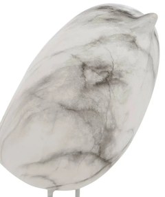 Декоративна фигура atmosphera Olen, Керамика, Бял, 19 cm