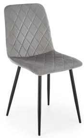 Трапезен стол ORIS, 1 бр., сив