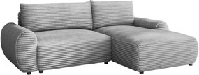 Ъглов диван Bello-Сиво-Десен