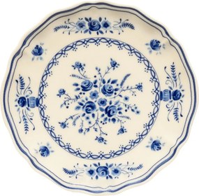 Синя/бежова десертна глинена чиния ø 17 cm Vila – Costa Nova