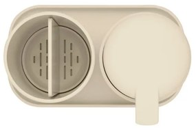 Комплект аксесоари за баня Brabantia ReNew 1006266, 3 части, 250 мл, Устойчиви на корозия, Бежов