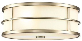 Feiss FE-FUSION-F-PNBR - Таванно осветително тяло FUSION 3xE27/40W/230V Ø 34,3 см златисто