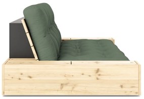 Зелен разтегателен диван 244 cm Base – Karup Design