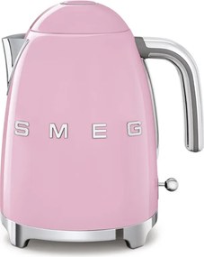 Електрическа кана SMEG KLF03PKEU, 2400 W, 1.7 л, 360° основа, Гланцово покритие, Розов