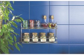 Стенен стоманен органайзер за подправки Pepito – Metaltex