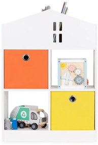 Етажерка за детска стая във формата на къща