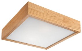 Лампа OAK SQUARE 1xE27/60W/230V дъб 27,5 см