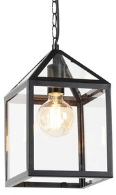 Интелигентна външна висяща лампа черна IP23 с Wi-Fi G95 - Amsterdam