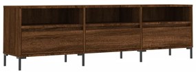 831291 vidaXL ТВ шкаф, кафяв дъб, 150x30x44,5 см, инженерно дърво