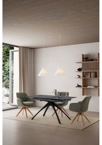 Зелени тапицирани трапезни столове в комплект с подлакътници 2 бр. Donatelo – Marckeric