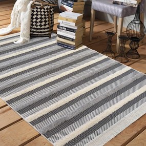 Непреходен килим в скандинавски стил в сиво Ширина: 120 см | Дължина: 170 см