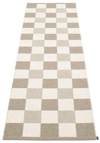 Бежова и кремава пътека за открито и закрито 70x240 cm Pix Dark Linen – Pappelina