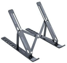 Статив за стена TooQ Soporte Elevador para Portátiles, Tablets, Móviles y Libros, Gris Oscuro