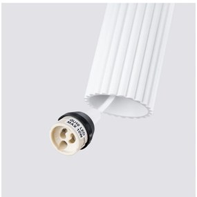 Бяло висящо осветително тяло Gleam – Sollux