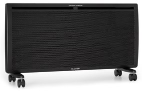 Klarstein Hot Spot Slimcurve Double Wave, 2 в 1 нагревател, 2000 W, седмичен таймер, черен