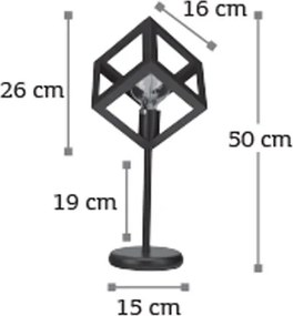 Настолна лампа InLight 3442-Black