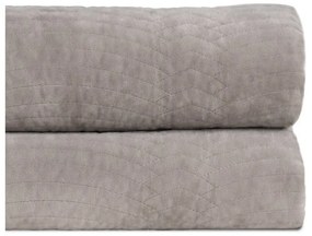 Сиво капитонирано покривало за легло 180x260 cm – Ixia