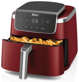 Фритюрник с горещ въздух Ninja AF140EUCM PRO, 1750W, 4.7 л, 40-240C, 4 програми, Таймер, AirCrisp, Незалепващо покритие, Бордо