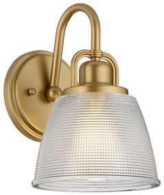 Quoizel QZ-DUBLIN1-PNBR - LED Лампа за баня DUBLIN 1xG9/3W/230V IP44 златист