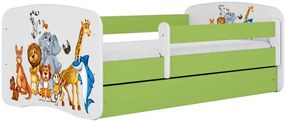 Детско легло Babydreams Cartoon-Prasino-140 x 70-Animals