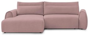 Светлорозов ъглов диван Aden – Bobochic Paris