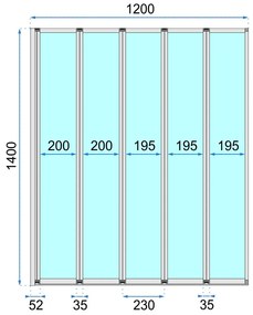 Параван за вана Rea Idea 120