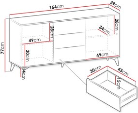 Sideboard Jasmine Plus