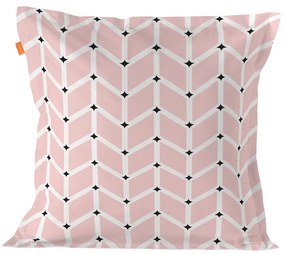 Розова памучна калъфка за възглавница Blush, 60 x 60 cm - Blanc